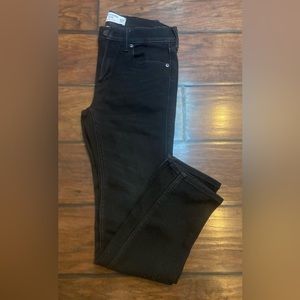 NWOT Boys Abercrombie Kids Black Skinny Jeans - 13/14